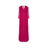 Vestido midi de seda Gucci